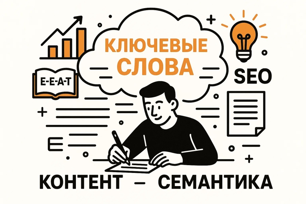 sozdanie-kontenta-e-eat-semantika-klyuchevye-slova.jpg Процесс создания контента с учетом принципов E-E-A-T семантики и релевантных ключевых слов.