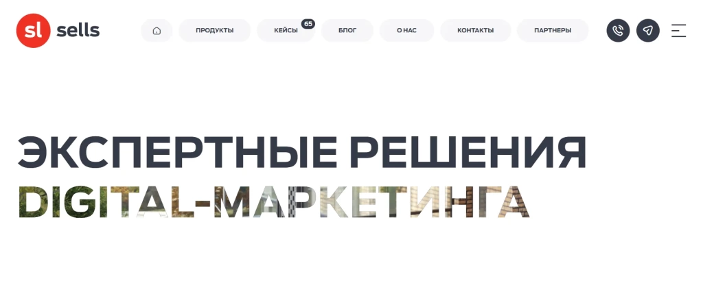 Главная страница Sells Главная страница Sells