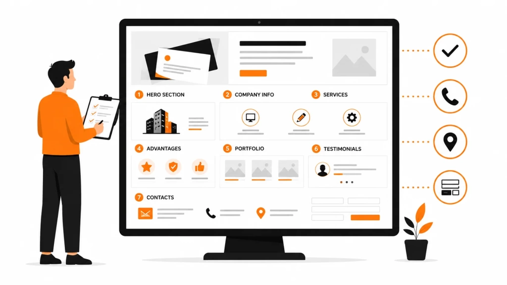 struktura-pravilnogo-saita-vizitki.webp Структура правильного сайта-визитки с услугами, портфолио и контактами.