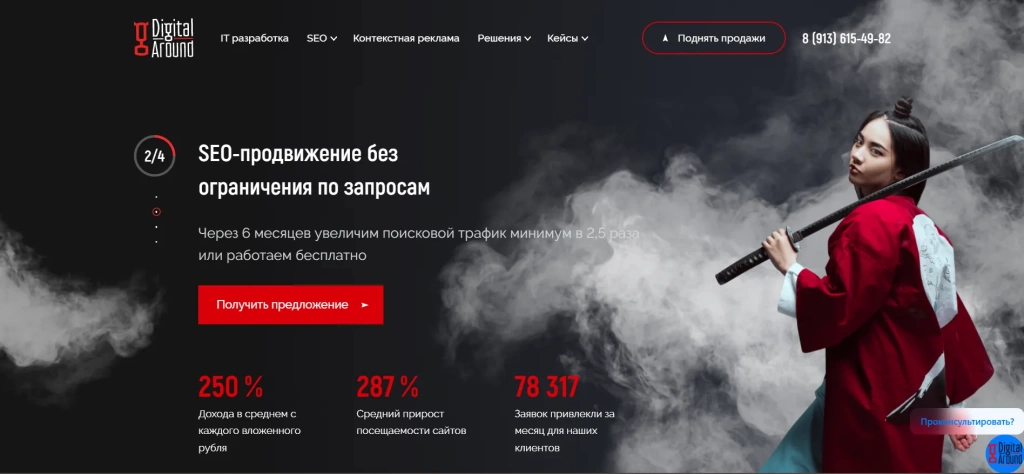 Главная страница Digital Around.