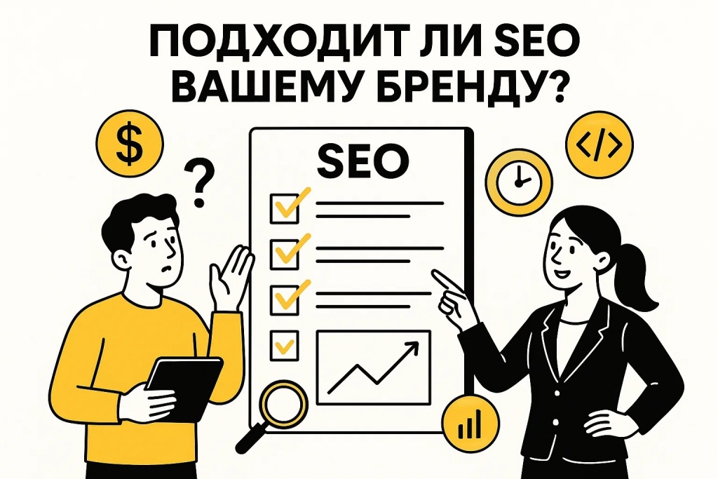 Подходит ли SEO вашему бренду — список критериев и обсуждение стратегии.