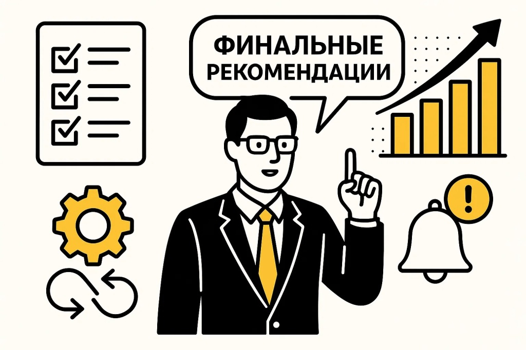 Финальные рекомендации для SEO с чек-листом, графиком роста и настройками. Финальные рекомендации для SEO с чек-листом, графиком роста и настройками.