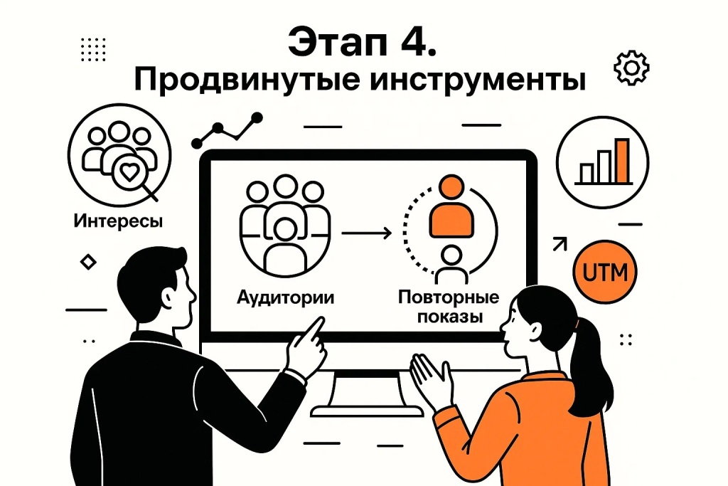 Четвертый этап работы с Яндекс Директ использование продвинутых инструментов таргетинга и аналитики