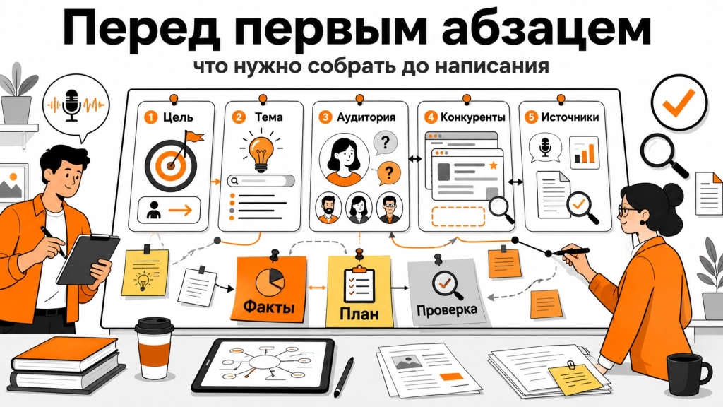 podgotovka-k-sozdaniyu-longrida.webp Инфографика о подготовке к созданию лонгрида: цели, теме, аудитории, конкурентном анализе и источниках.