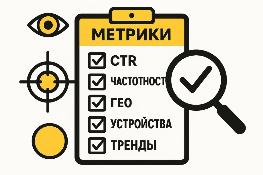 SEO метрики CTR частотность гео устройства и тренды в виде чек-листа. SEO метрики CTR частотность гео устройства и тренды в виде чек-листа.