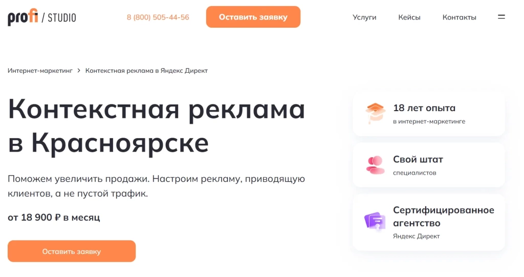 Главная страница Profi