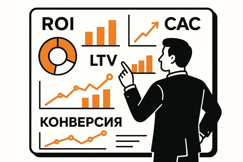 Основные маркетинговые метрики включая ROI CAC LTV и конверсию для бизнес анализа Основные маркетинговые метрики включая ROI CAC LTV и конверсию для бизнес анализа