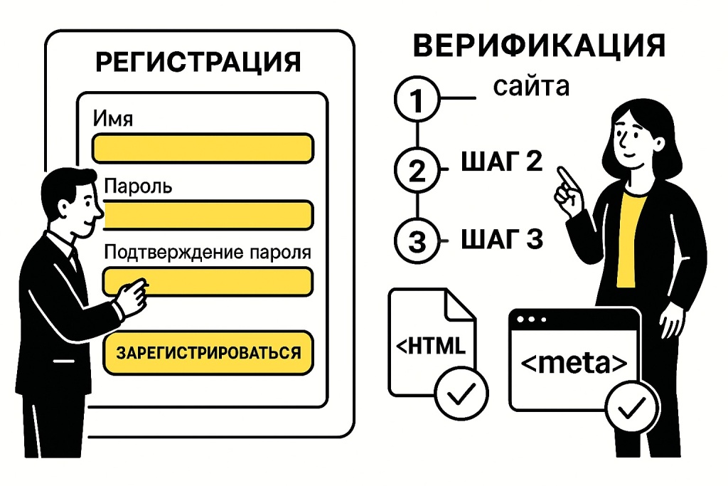 Registraciya v Naver Webmaster i nastrojka servisov (1).jpeg Регистрация в Naver Webmaster с формой подтверждения сайта.