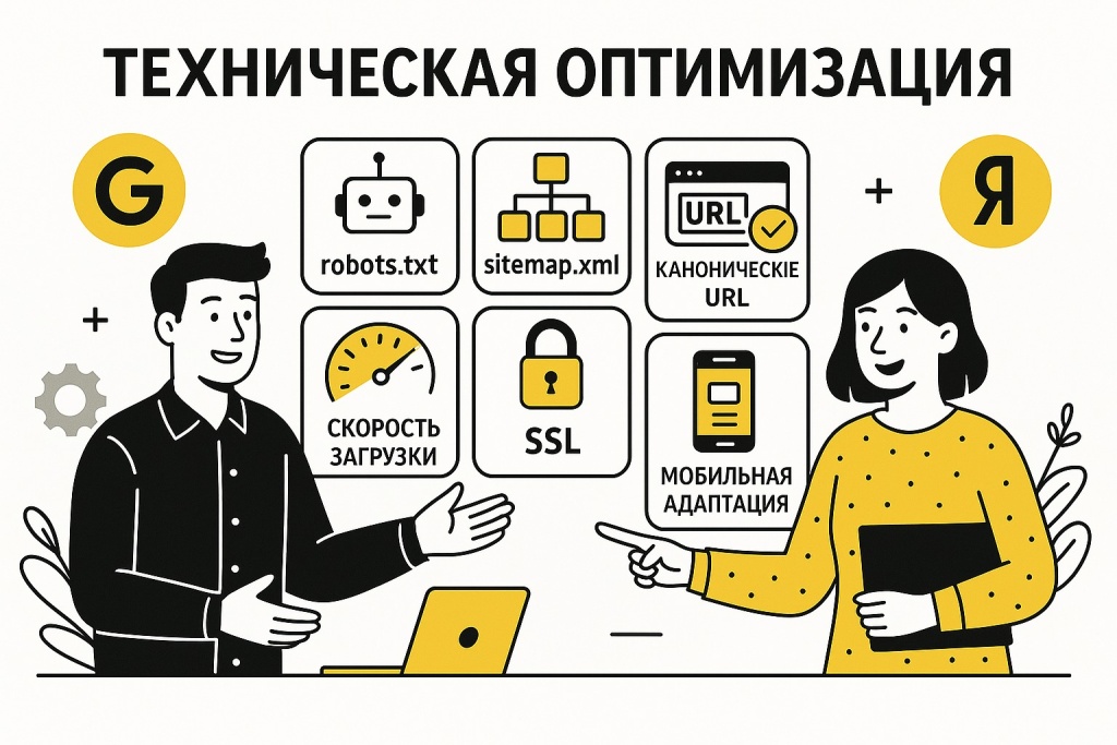 Технические аспекты внутренней оптимизации сайта: редиректы, SSL, скорость